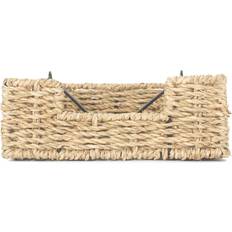 Brown Napkin Holder 17 Stories Seagrass 2.527L Brown Napkin Holder