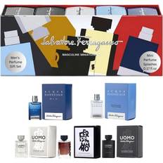 Ferragamo Gift Boxes Ferragamo Salvatore Perfume for Men Variety 5 Piece Mini Gift Set