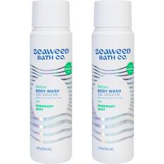 The Seaweed Bath Co. Detox Body Wash Rosemary Mint Scent 12 Ounce Pack of 2