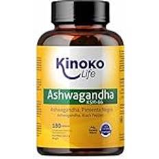Ashwagandha KSM-66 180 Kapseln 500mg Mit Schwarzem Pfeffer