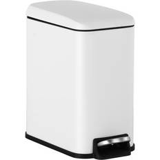 FDW Bathroom Trash Can with A Lid 1.3 Gallon 5 L
