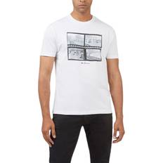 Ben Sherman 3XL T-shirts Ben Sherman 8167 Mens T Shirts Casual Summer Tee - White