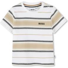 Beige T-shirts BOSS Stripe T-Shirt Infants - Beige