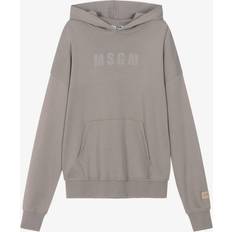 Beige Hoodies MSGM Cotton Hoodie - Beige