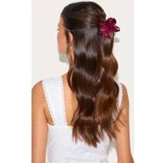 Burgundy Lily Flower Hair Clip One Size