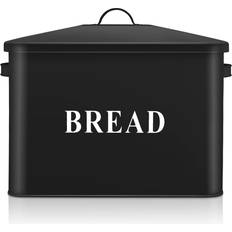Ebern Designs Extra-Large Vintage Metal Bin with Lid Bread Box