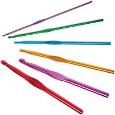 Baker Ross Crochet Hooks Pack of 6 3mm 10mm