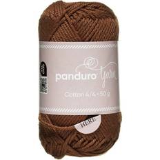 Garn Cotton 4/4 50g Brun