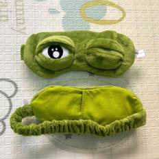 Sleep Masks Maxpower Droevige Kikker Slaapmasker Oogbescherming Pluche