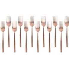 Black Cake Forks Argon Tableware Stainless Steel Forks 15cm Pack of 12 Cake Fork