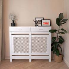 Ebern Designs Nemya Medium Radiator Cover 96cm H X 112cm W X 19cm D