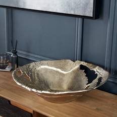 Pacific Lifestyle Handmade Metal 1 - Gold (1) Bowl