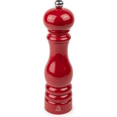 Red Spice Mills Peugeot Manual Salt in Wood 22 cm Passion Red Gloss Spice Mill