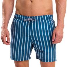 RIPT Essentials Mens Stripe Swim Shorts - Navy