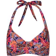 Trespass Bikinis Trespass Womens Halter Neck Bikini Top Norie - Navy Print
