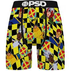 Checkered Men's Underwear X-Men Checkered PSD Boxer Briefs - Large