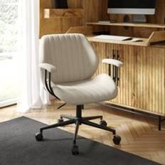 Dunelm Office Chairs Dunelm Clement Boucle Fabric Ivory Office Chair