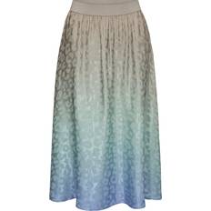 Mos Mosh Kashar Ombre Animal Print Skirt - Hydrangea