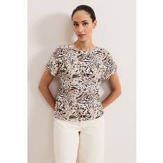 Phase Eight T-shirts Phase Eight Suzie Animal Print T-Shirt - Neutral