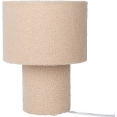 Fluffy Beige Höjd 31 cm Textil E27 Cylindrisk