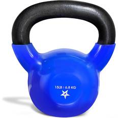 Yes4All KLD1 Vinyl Coated Cast Iron Kettlebell Set 6.8 kg
