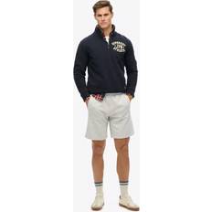 Superdry Shorts Superdry Stickade Shorts Med Logotyp Essential Grey - Grå