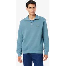 Lacoste Rib Interlock Half Zip - Limestone