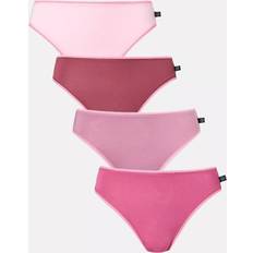 British Boxers Pack of Four Bunch of Roses - Dusty Pink