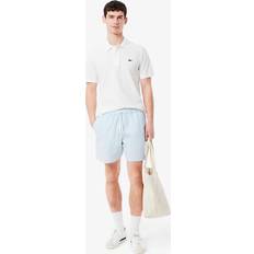 Lacoste Men Swimwear Lacoste Seersucker Stripe Swim Trunks - Blue Sky
