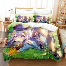 adidas Cartoon Animation Bedding Genshin Impact Series 135 x 200 Two-piece Set Bed Linen