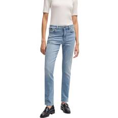 HUGO BOSS Women Jeans HUGO BOSS Slate Mid Rise Slim Jeans - Light Blue