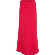 A-View Linen Blend Tie Waist Maxi Skirt