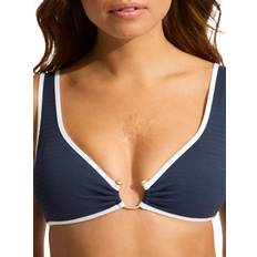 Seafolly Beach Bound Bikini Top - True Navy