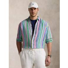 Ralph Lauren Shirts Ralph Lauren Linen Regular Fit Shirt - Green/Pnk Multi