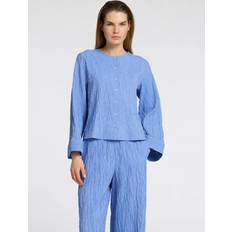 Selected Femme Coria Crinkle Shirt - Cornflow