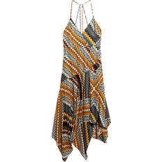 Superdry Dresses Superdry Patchwork Hanky Hem Dress - Orange