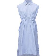 French Connection Cotton Dresses French Connection Rhodes Sleeveless Dress - White/Marine