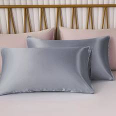 Pack of 2 Satin Silk Pillowcases