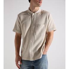 Norse Projects Gustav Crochet Jersey Shirt - Oatmeal