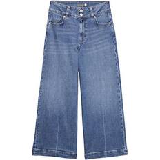 Velvet Clothing Mint Velvet Indigo Culotte Crop Wide Jeans - Blue