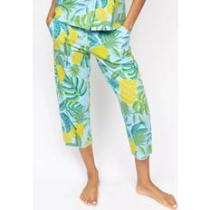 Cyberjammies Pineapple Cropped Pyjama Bottoms - Light Blue