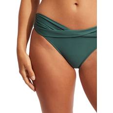 Seafolly Women's Collective Twist Band Hipster - Blue