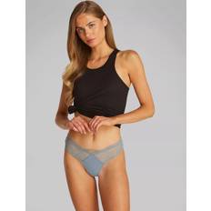 Calvin Klein Blue Knickers Calvin Klein Geo Lace Thong - CK Black