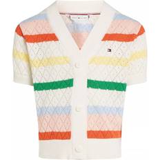 Tommy Hilfiger Cardigans Tommy Hilfiger Kids' Adaptive Collection Cotton Crochet Cardigan - Multi