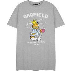Grey Nightgowns Garfield Grey Rise But Won't Shine Short Sleeve Nightdress - Grey
