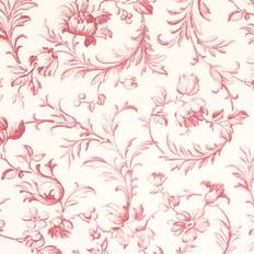 Textiles Laura Ashley Ironwork Scroll Cranberry Fabric Sold By The Metre Fabrics