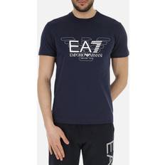 EA7 Clothing EA7 Mens Cotton T-shirt - Summer Navy/Blue