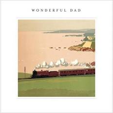 Woodmansterne Happy Father's Day Steam Train Greeting Card