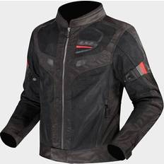 LS2 Motorcycle Jackets LS2 Garda Air Motorcycle Textile Jacket - Black/Red