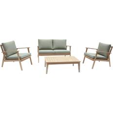 Kettler Outdoor Lounge Sets Kettler Hampton Garden Coffee Table Sofa and Chairs 4-Seater Lounging Outdoor Lounge Set